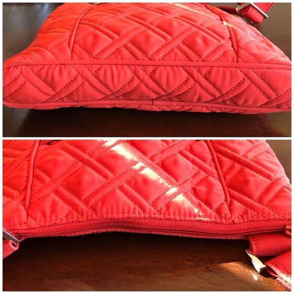 VERA BRADLEY - "Hipster" Quilted Microfiber Crossbody Bag in Tango Red/LOVELY!♥️ - Picture 11 of 16